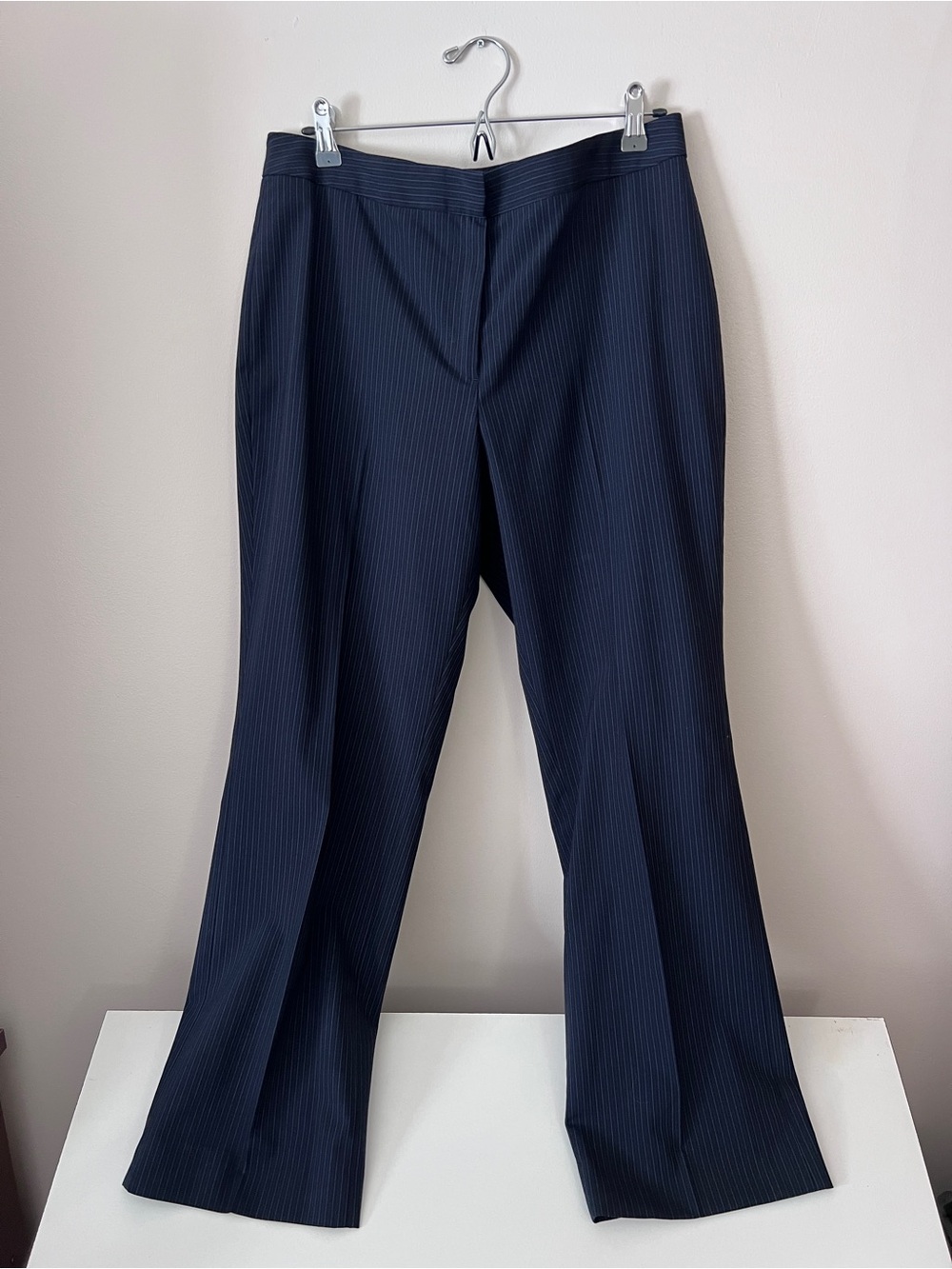 Brooks Brothers Navy Pinstripe Women's Dress Trousers